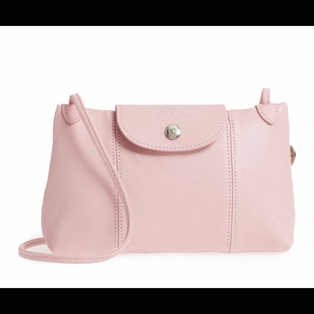 Longchamp Le Pilage Cuir Crossbody Bag